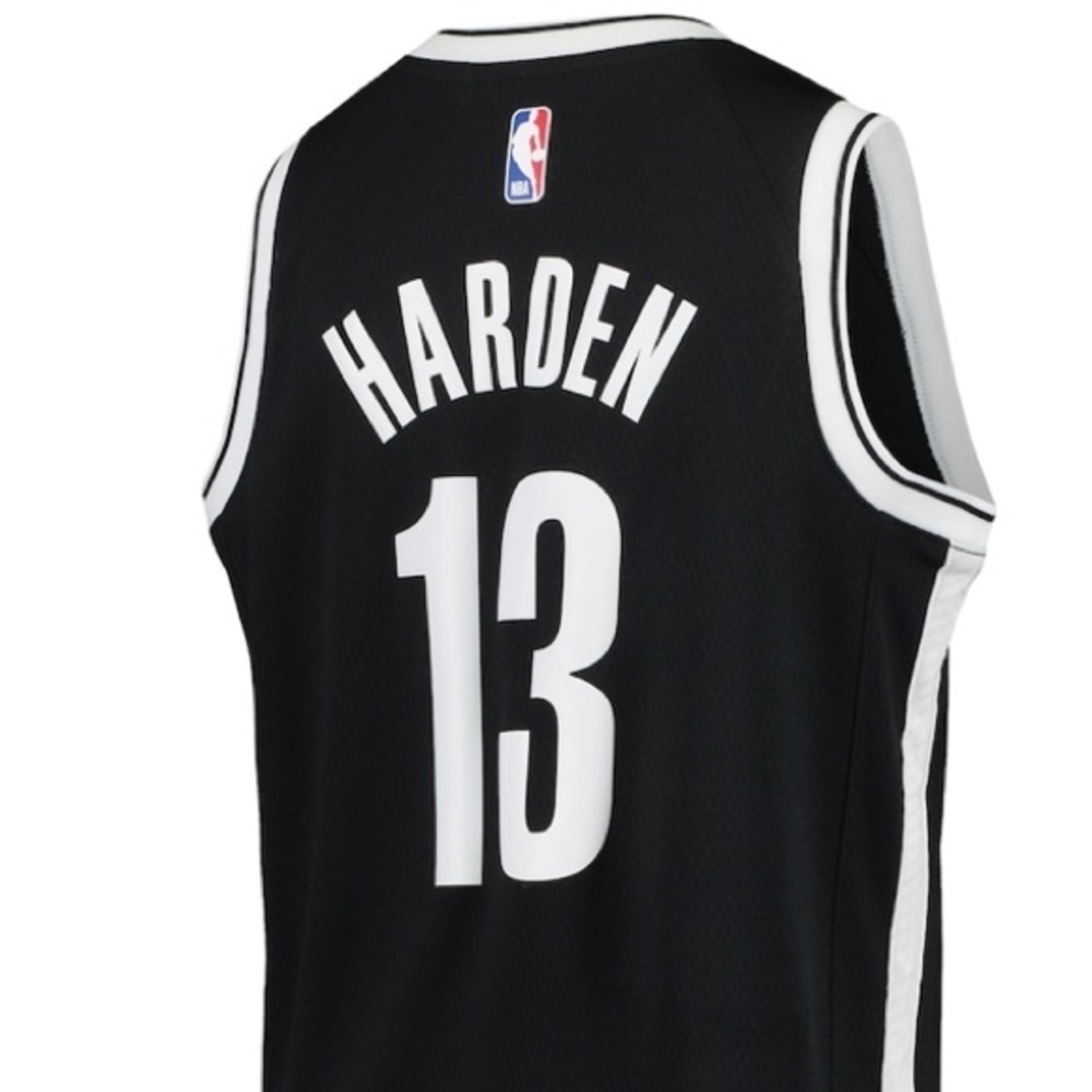 Youth Brooklyn Nets Nike Harden Swingman Jersey - Picture 2 of 4